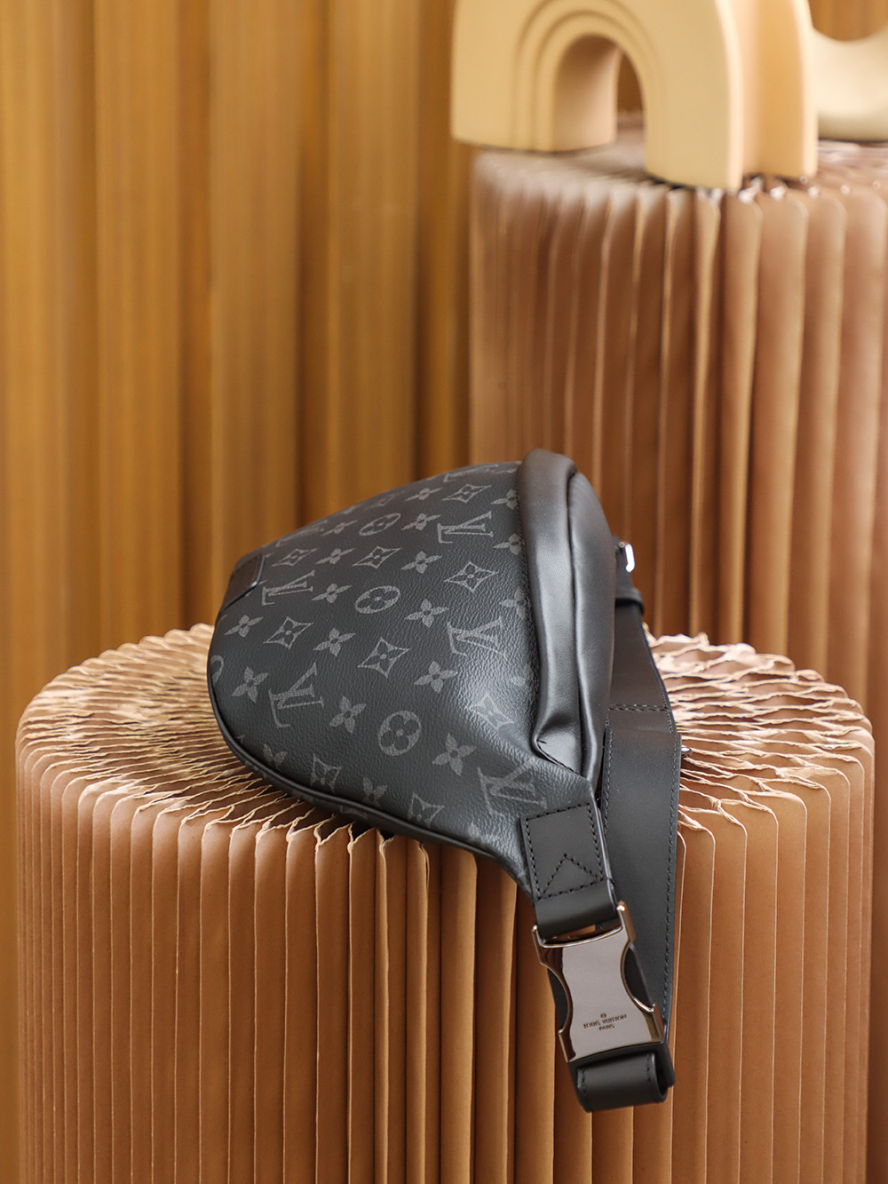 LV Black Monogram Waist Bag