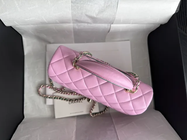 Chanel Elegant Lambskin Crossbody Bag