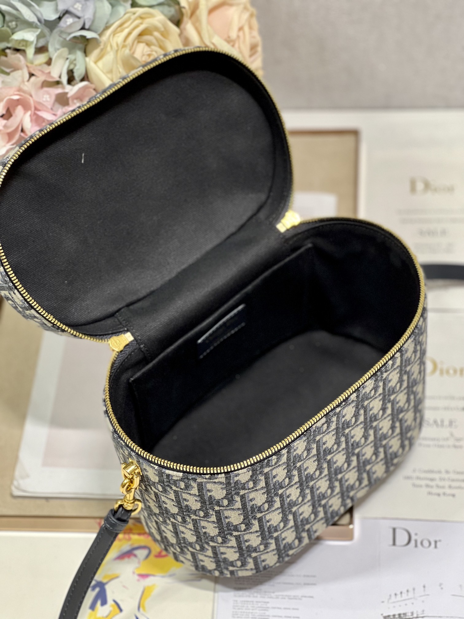 Christian Dior Classic Bucket Cosmetic Bag