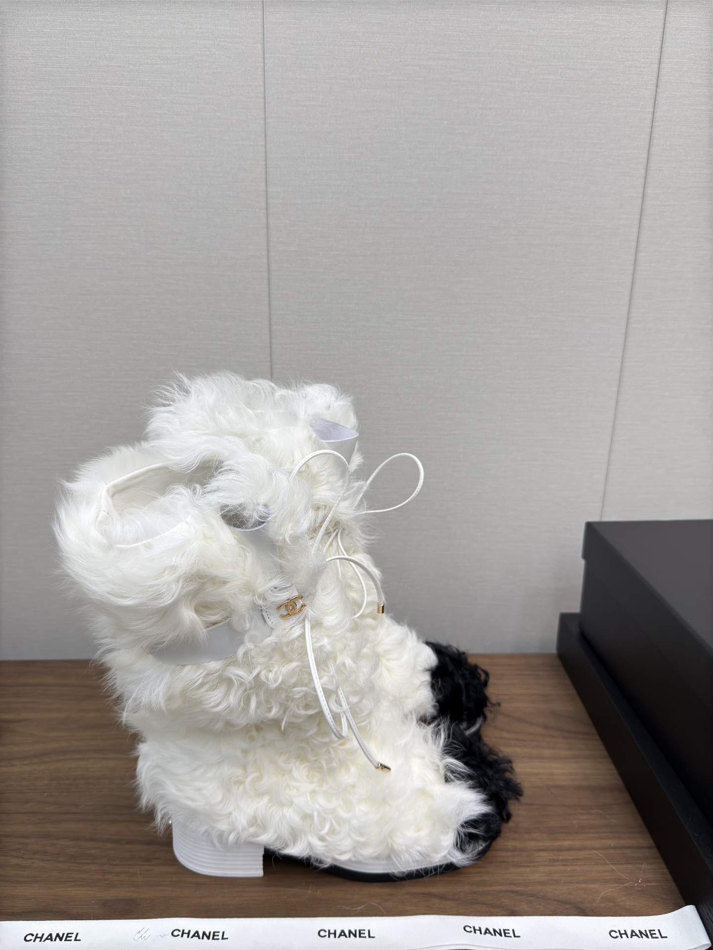 Chanel Furry Boots