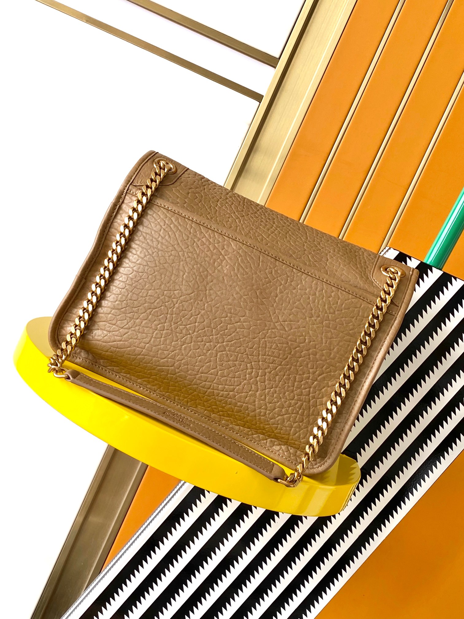 Saint Laurent NIKai Medium Flip Clutch with LE CASSANDRE Metal Accents