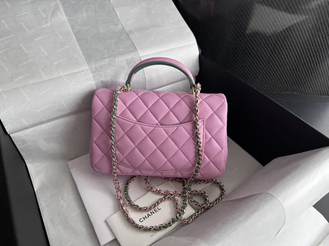 Chanel Elegant Lambskin Crossbody Bag