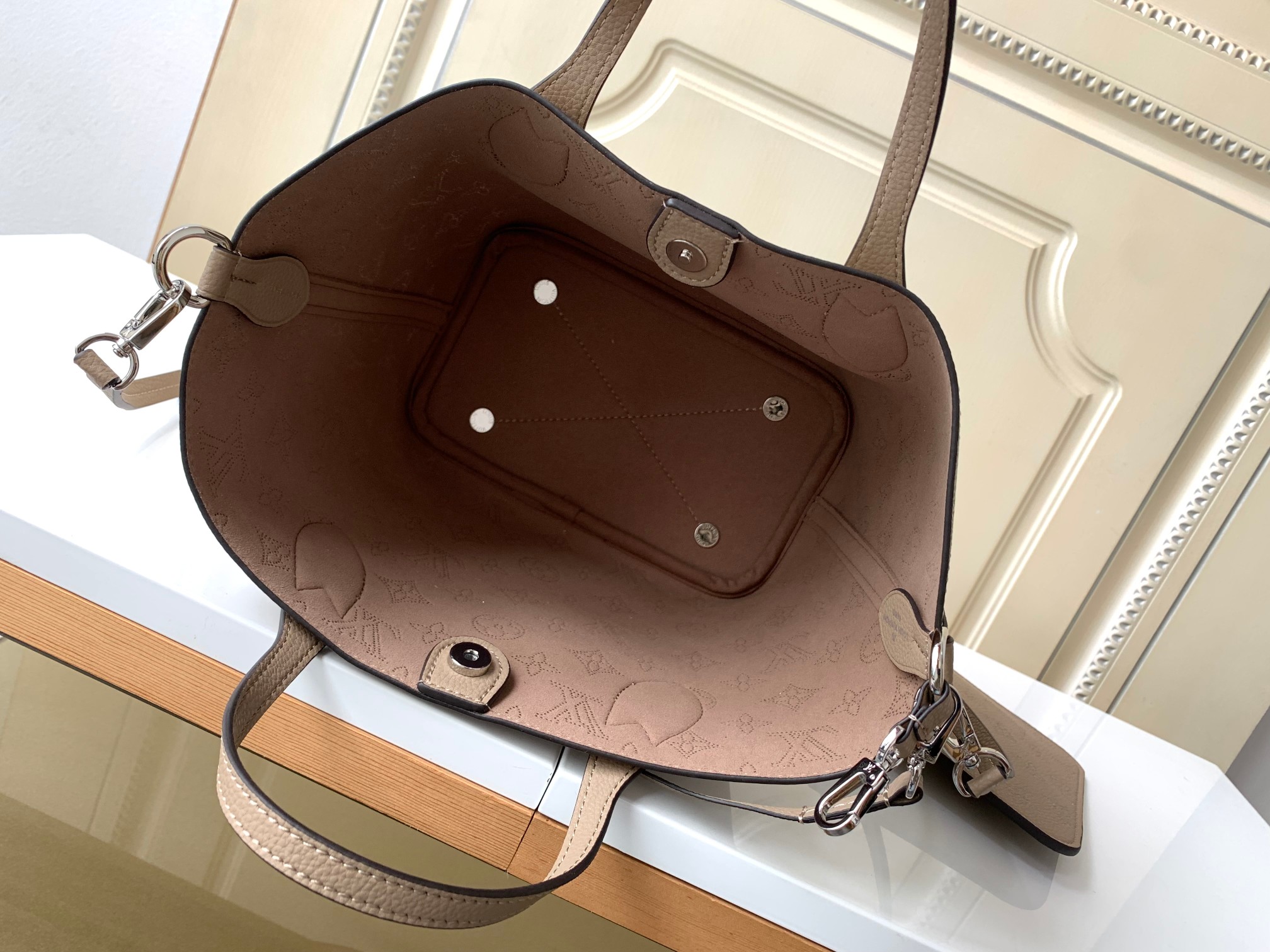 Louis Vuitton Classic Leather Tote Bag