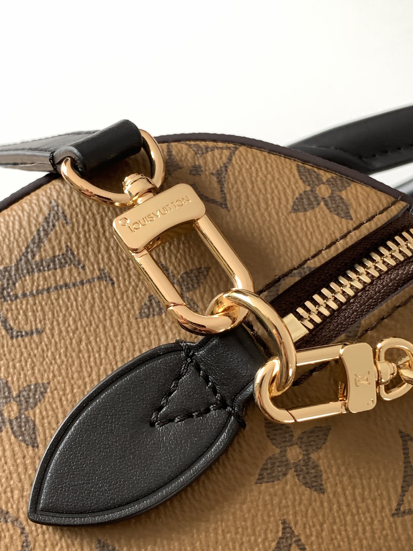 LV Speedy Trunk Leather Handbag