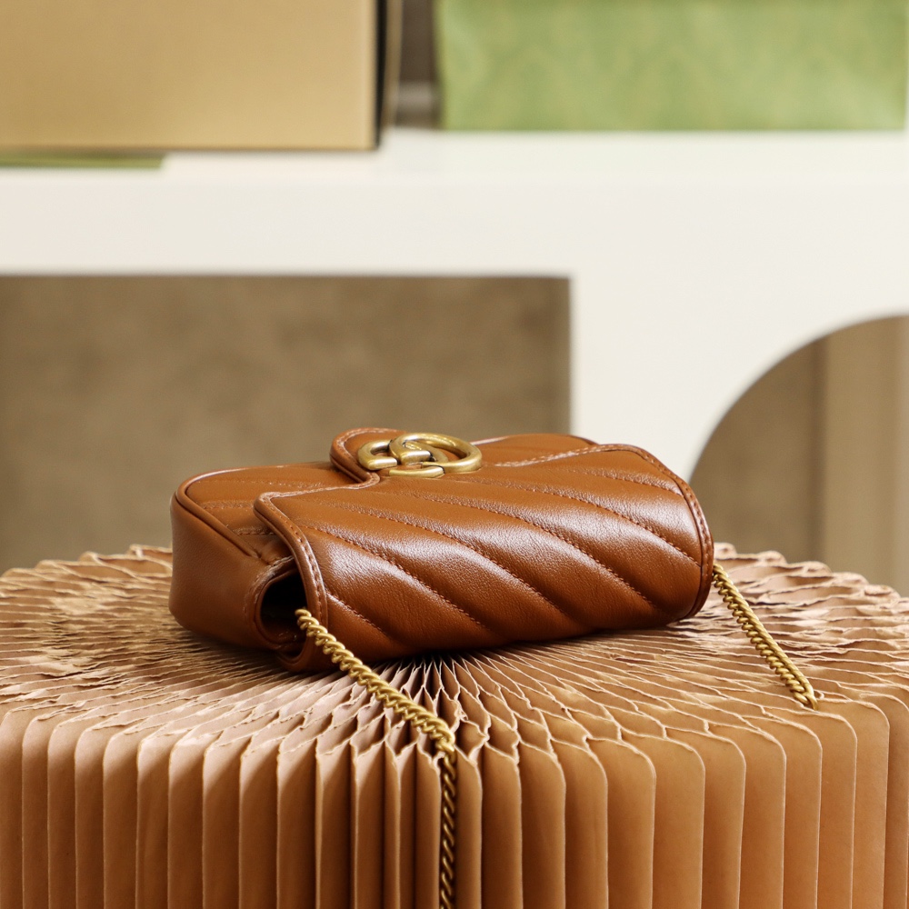 Gucci Marmont Sheepskin Shoulder & Crossbody Bag