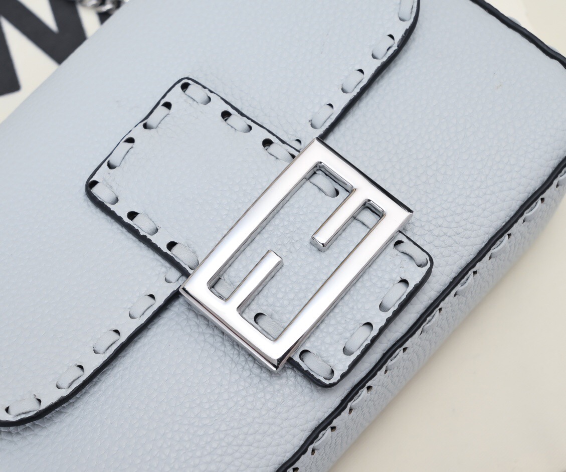 Fendi Cuoio Romano First-Layer Cowhide Flap Bag