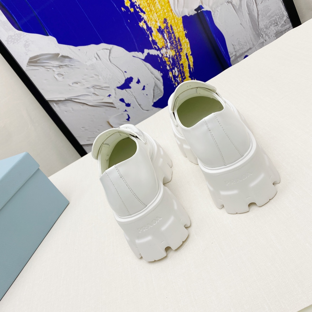 Prada Classic Catwalk Sheepskin Flats