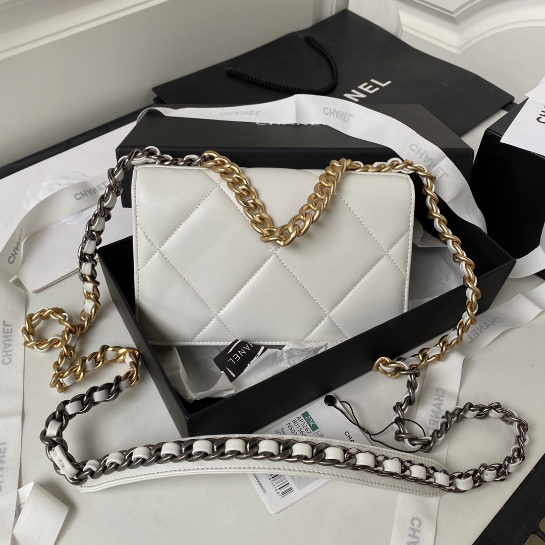 Chanel Lambskin Chevron Bag