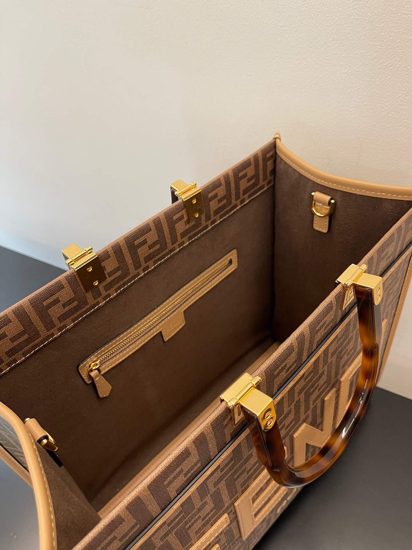 FENDI Monogram Tote Handbag