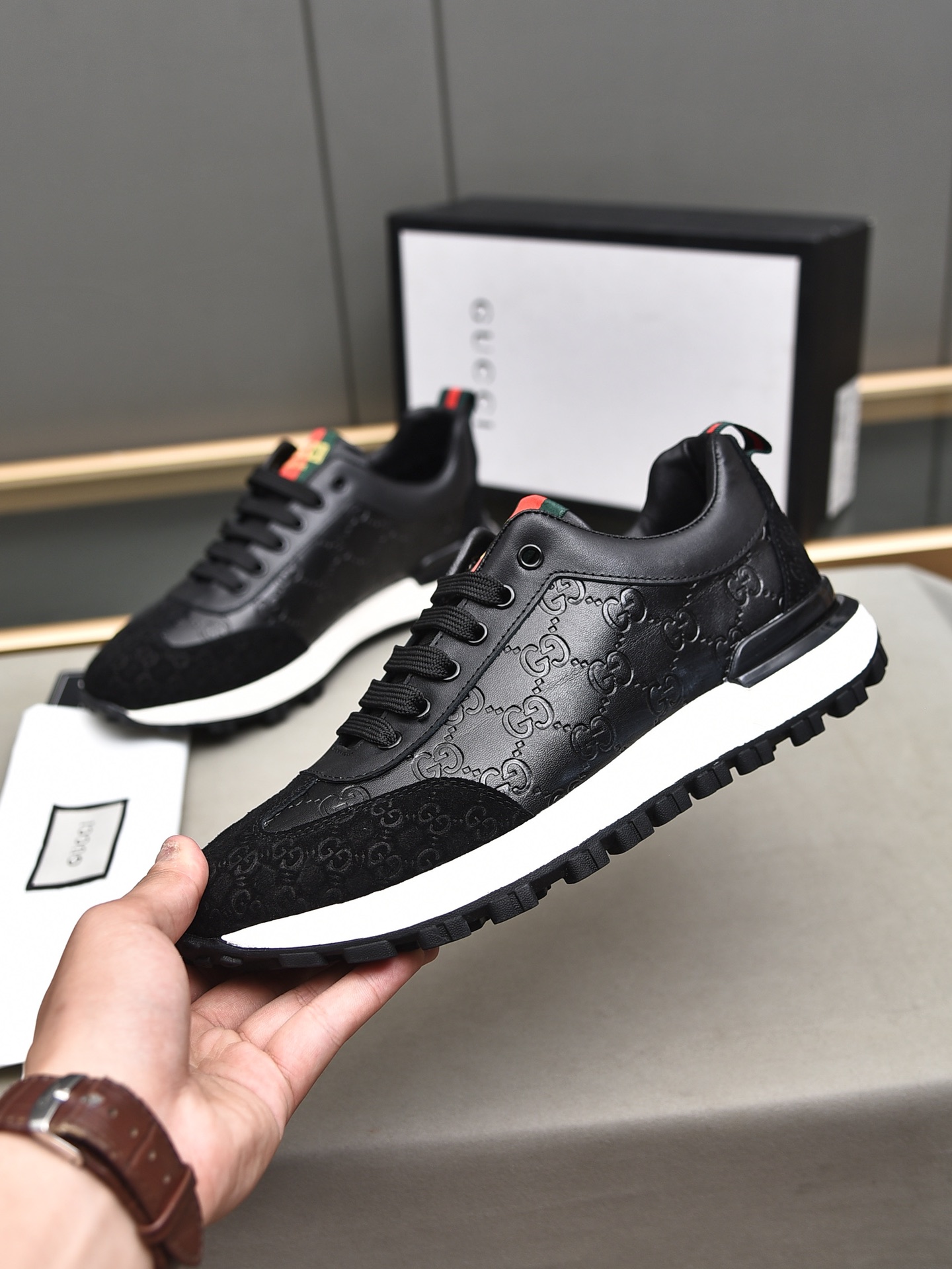 Gucci Leather Sneakers