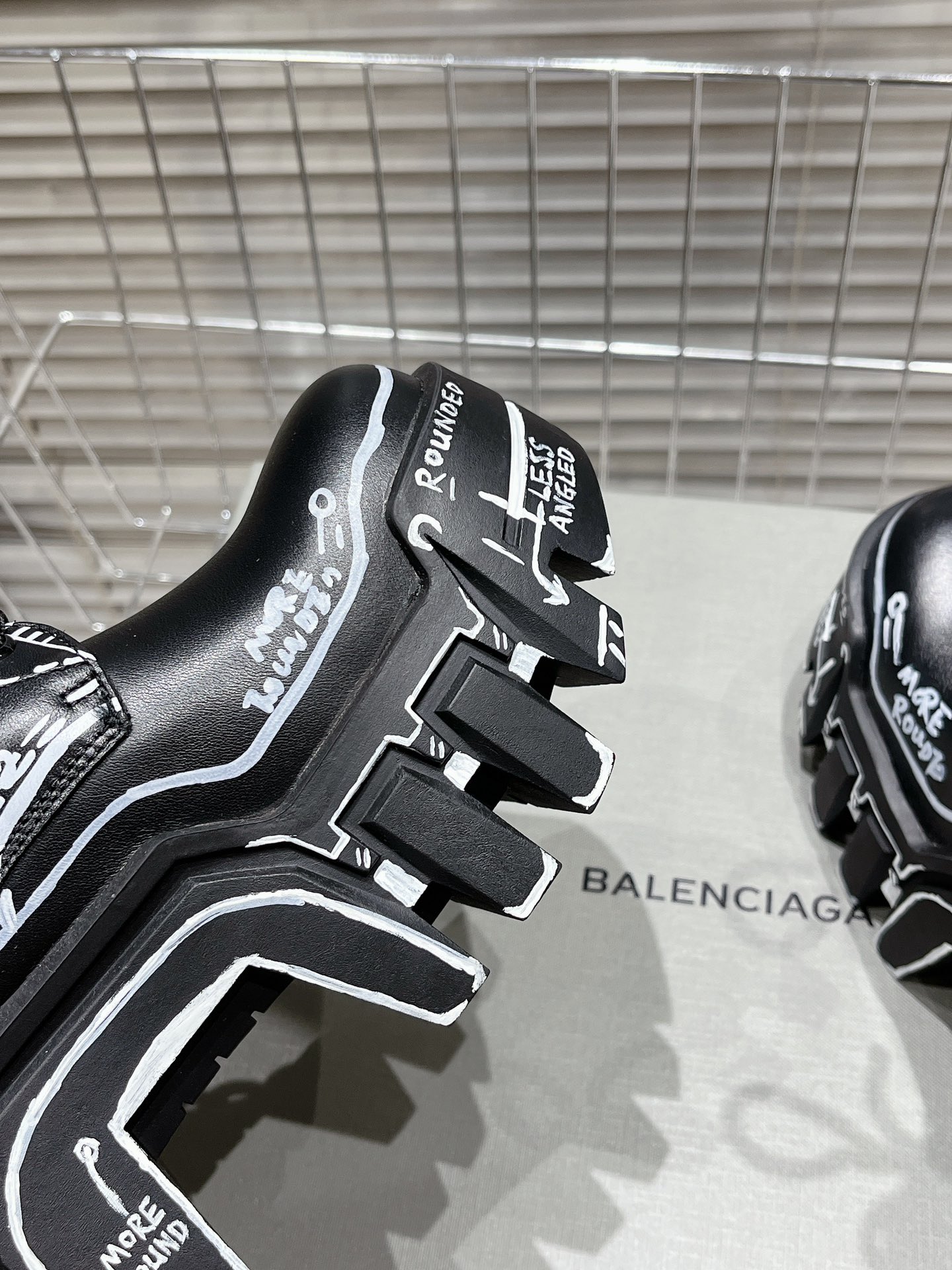 Balenciaga Printed Bulldozer Boots（8CM）