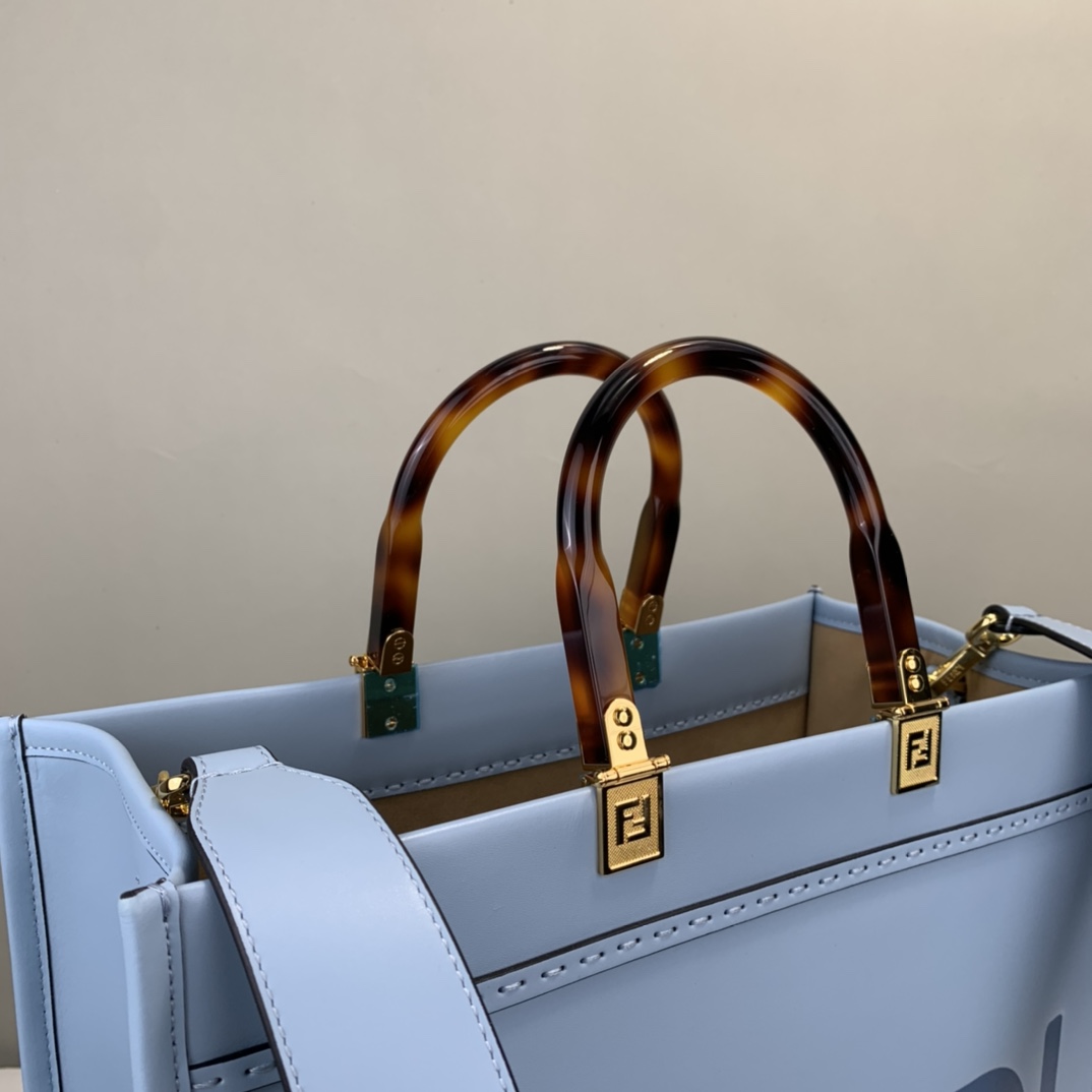 Fendi Soft Tweed Handbag Tote Bag