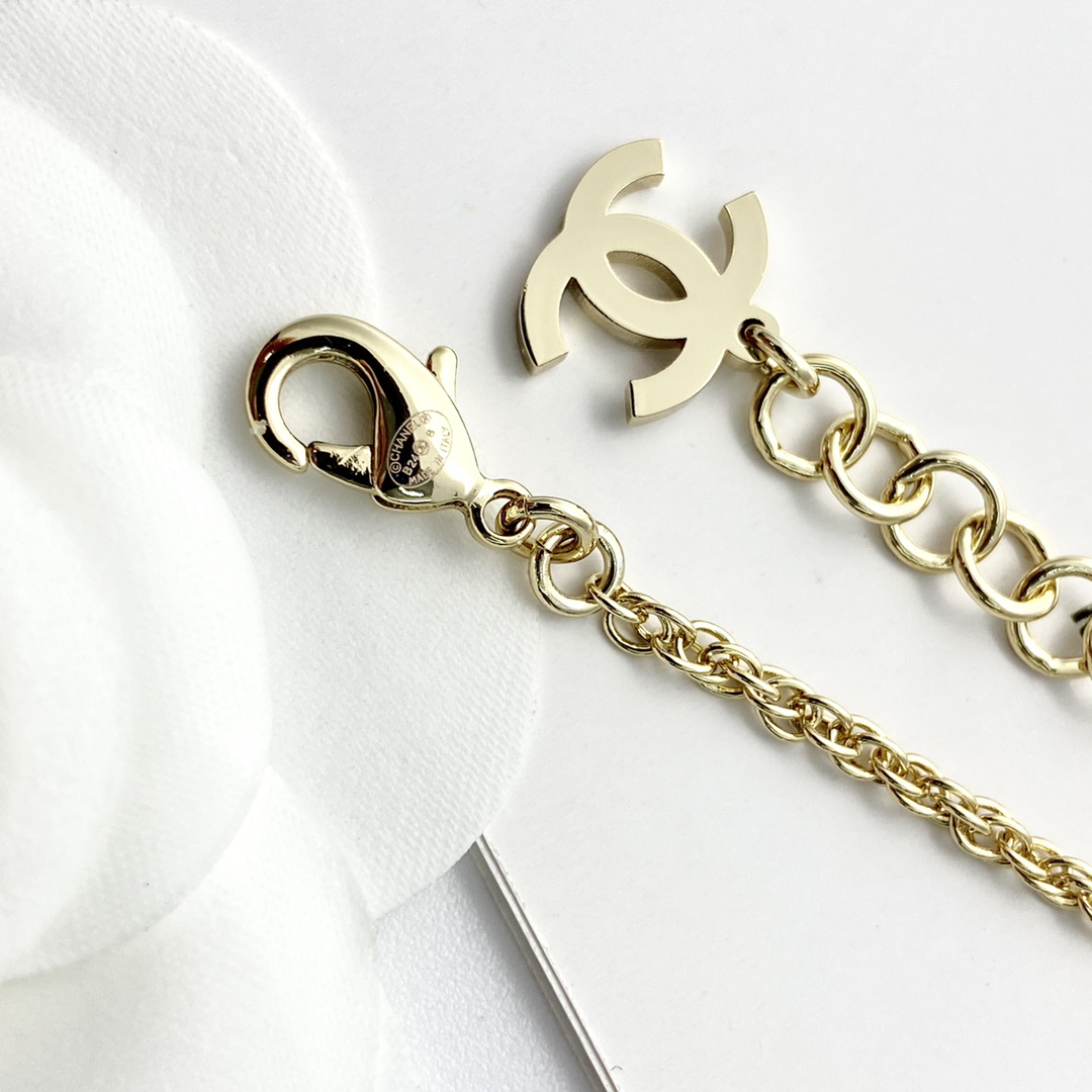 Chanel Black Gold & Black Silver Lace Heart Necklace
