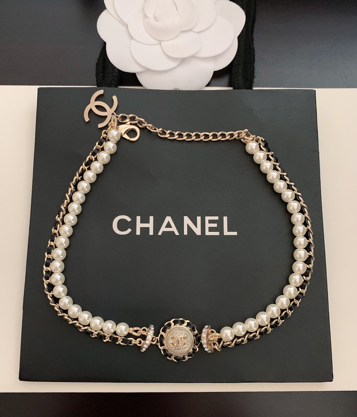 Chanel pearl necklace