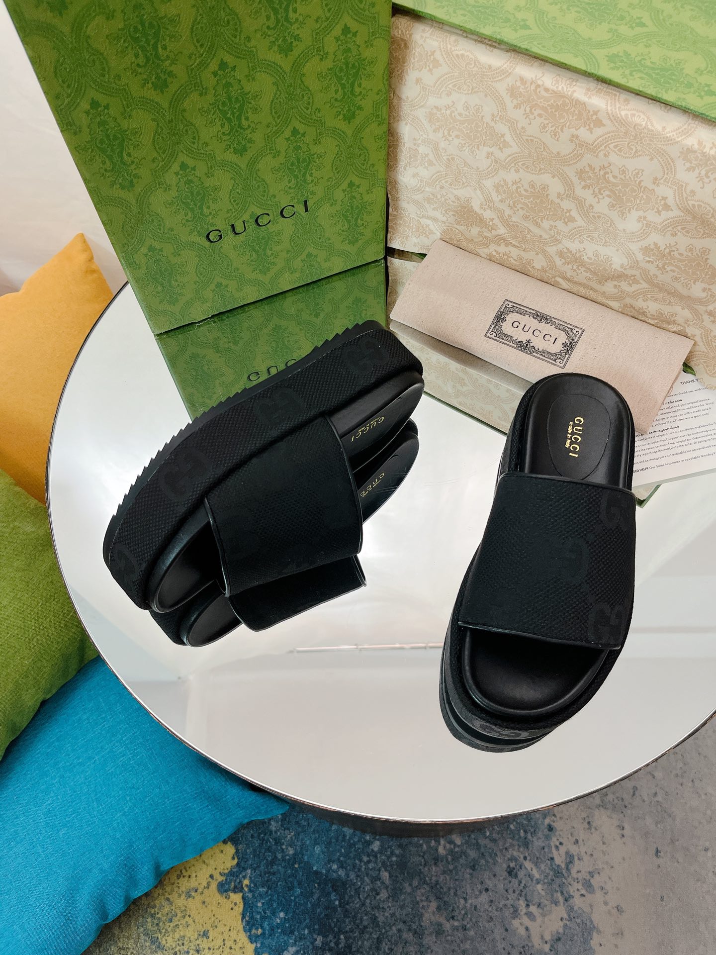 Gucci Thick-Soled Slippers