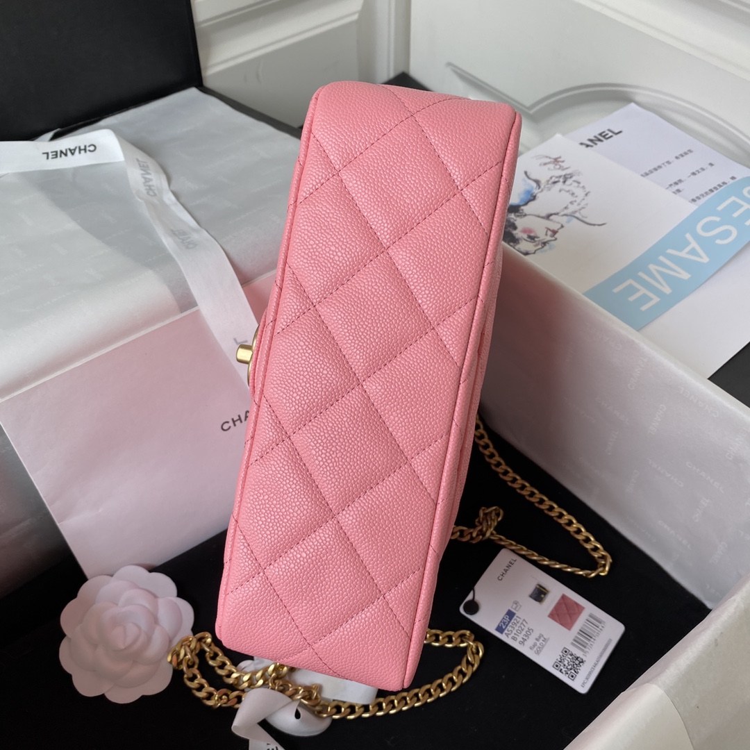 Chanel Unique Style Caviar Leather Crossbody Bag