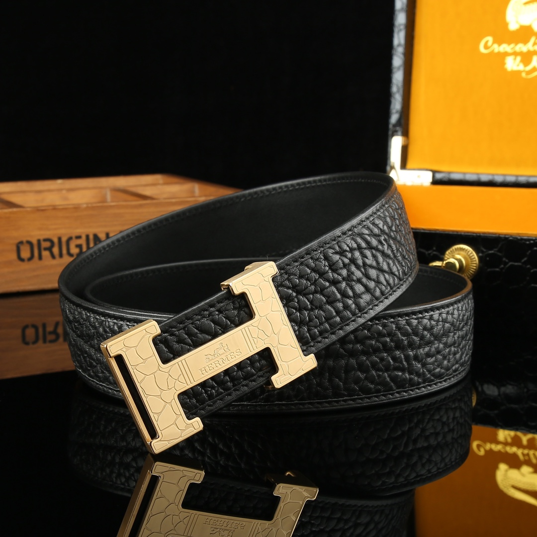 Hermès Vintage Calfskin Leather Belt