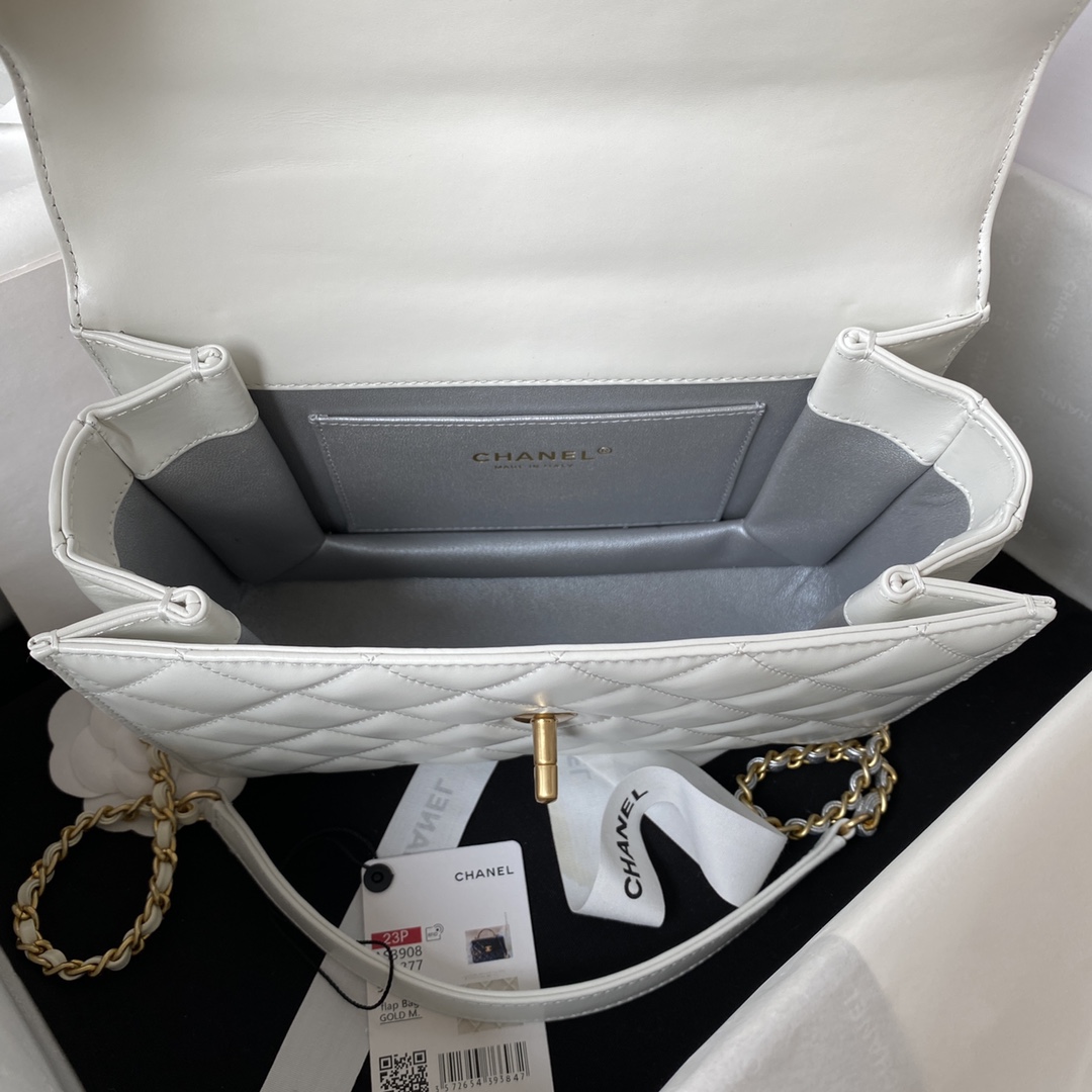 Chanel Elegant Lambskin Crossbody Bag