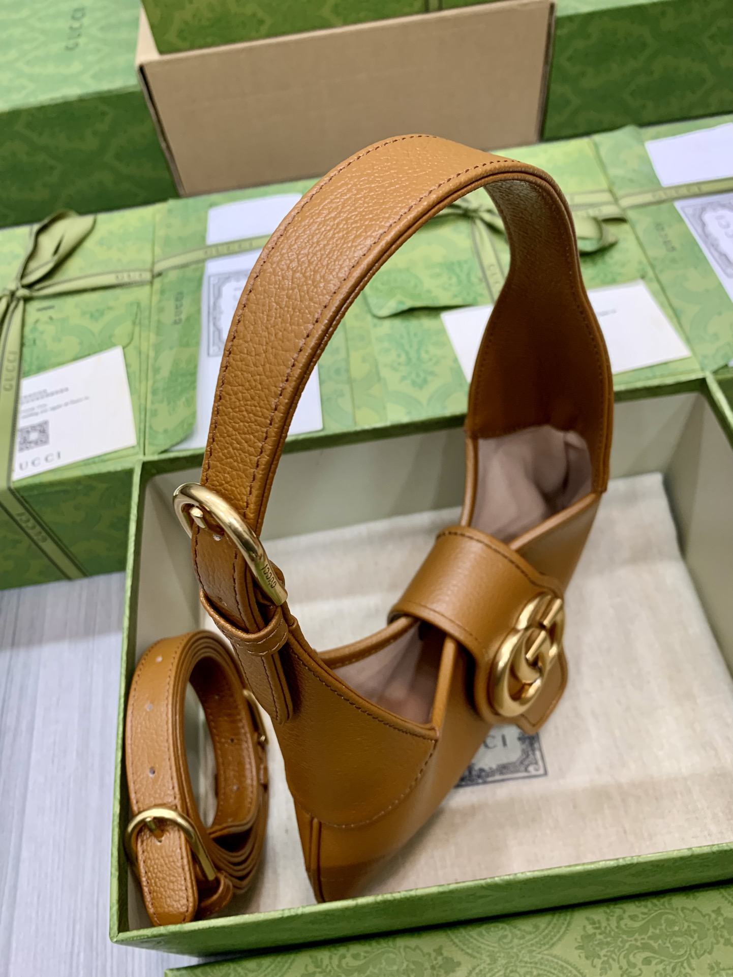 Chip-Embedded Aphrodite Small Handbag