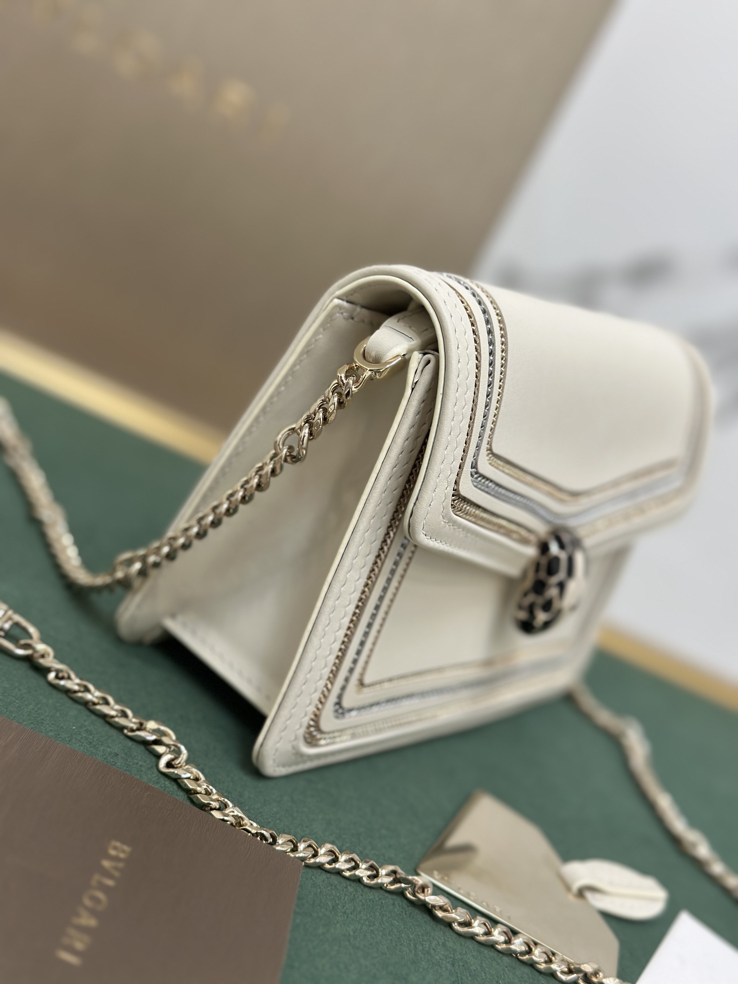 Bulgari Serpenti Diamond Blast Chain Bag