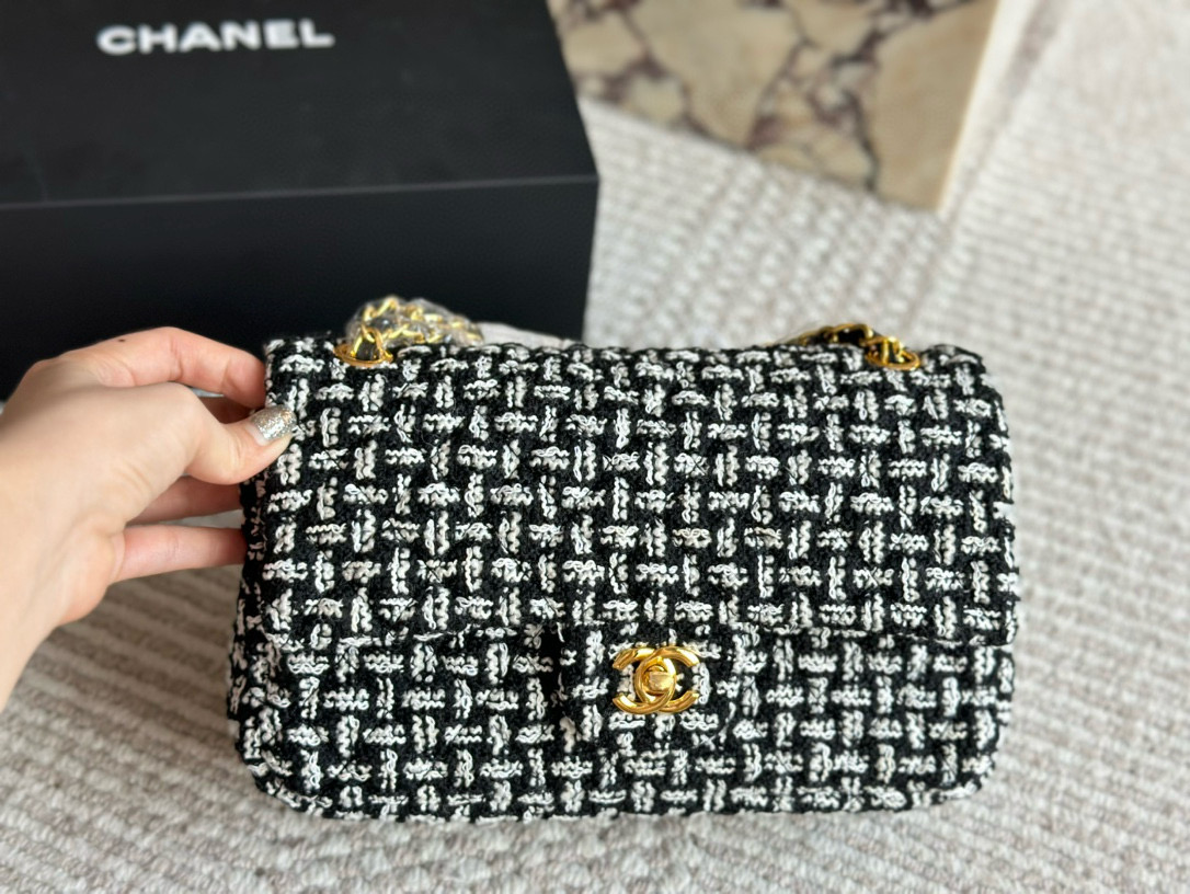 Chanel Wool Knit Bag
