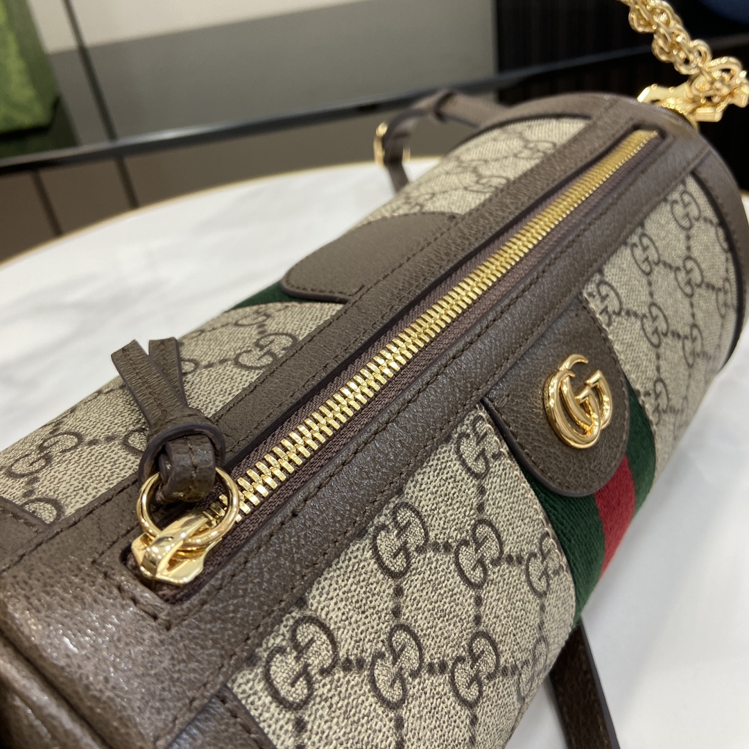 Gucci Ophidia Chain Cylinder Bag