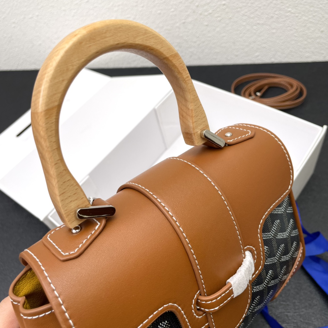 Original big brand luxury goods 1:1 high-end quality top qualityGoyard mini Saigon bagOriginal big brand luxury goods 1:1 high-end quality top original size copy
