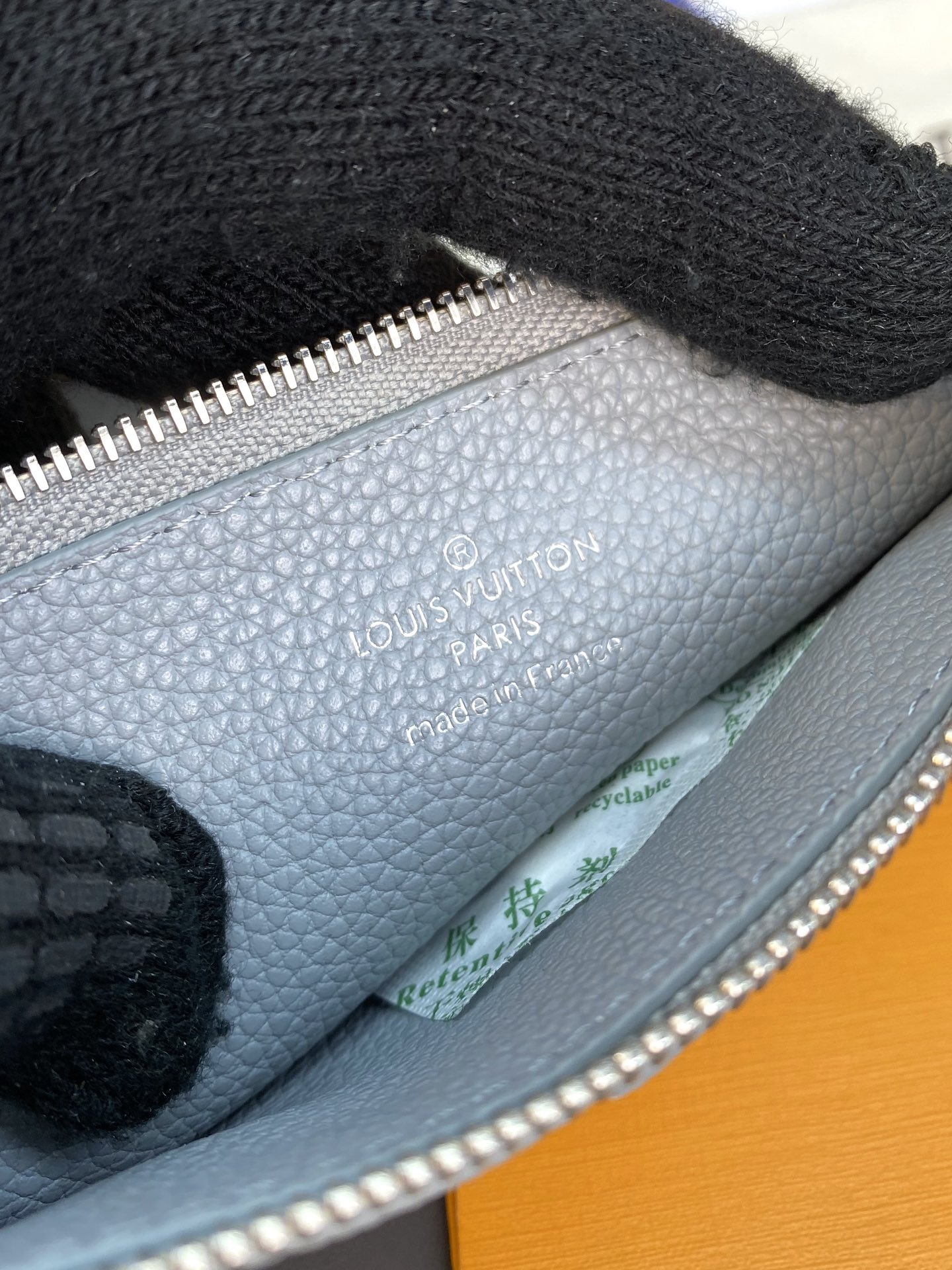 LV Leather Clutch Wallet