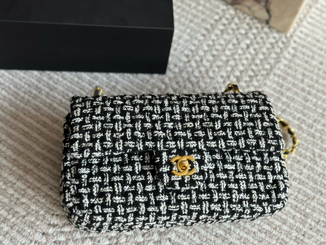 Chanel Wool Knit Bag