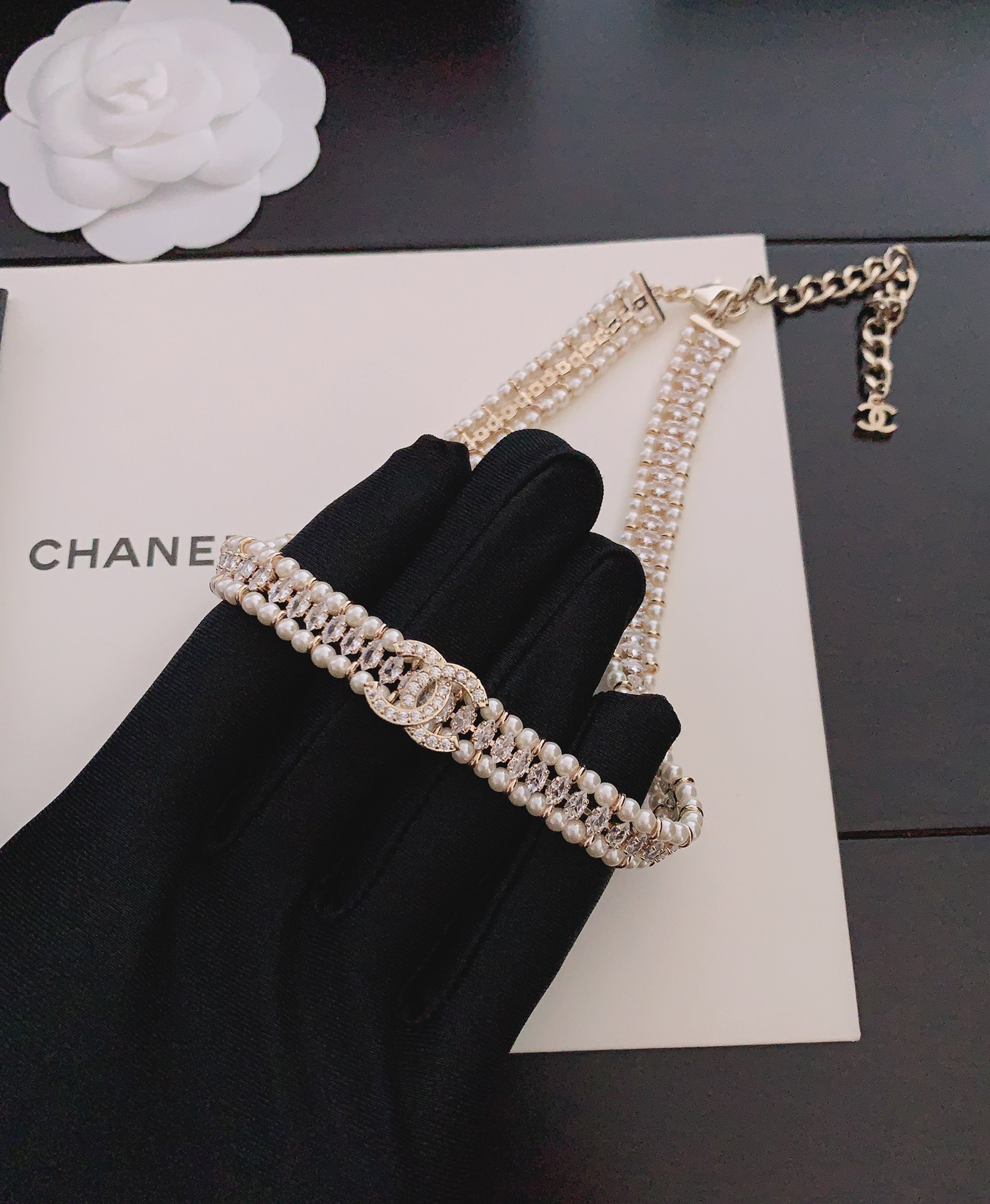 Chanel pearl necklace