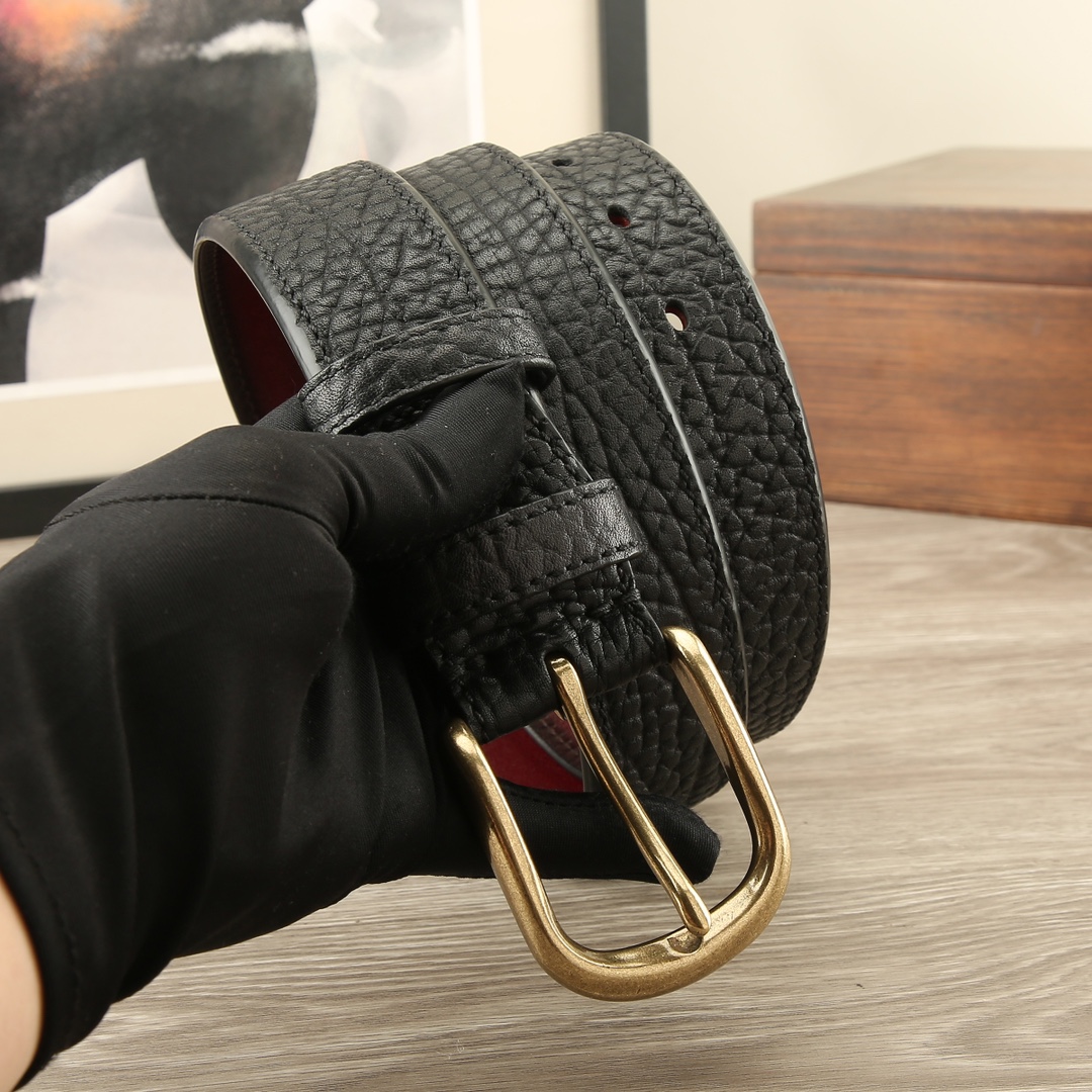 Premium Goatskin Leather Belt