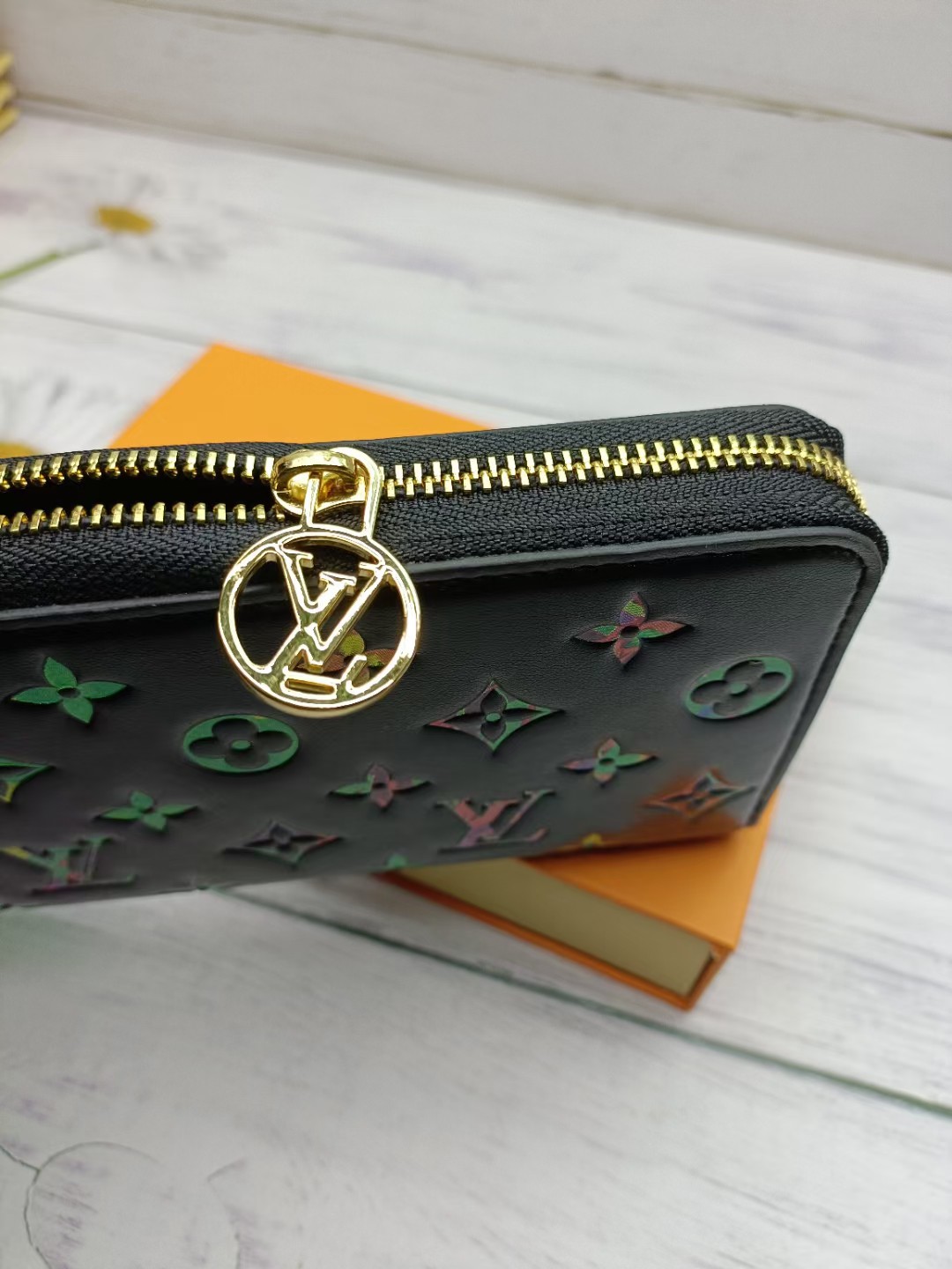 Louis Vuitton Classic Black Clutch Bag