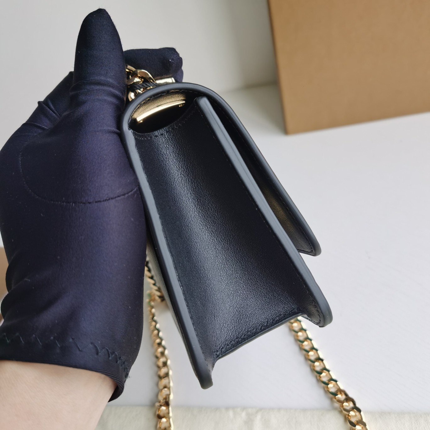 Burberry Leather Chain Bag