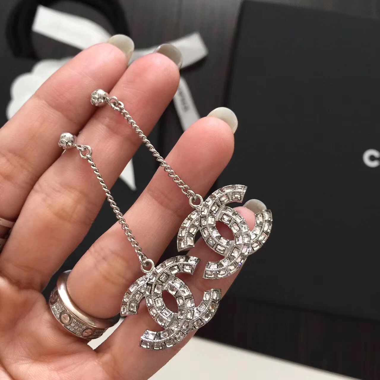Chanel Pendant Earrings