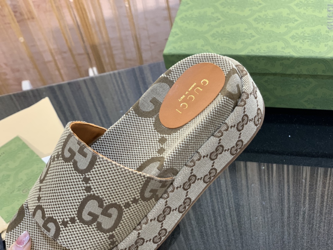 Gucci Platform Slippers
