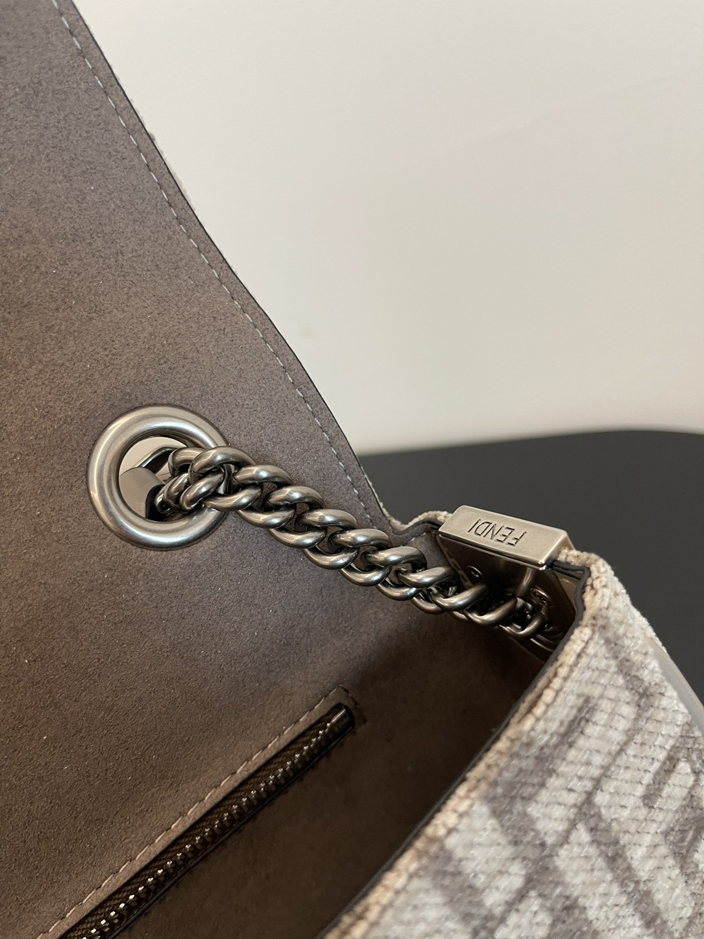 FENDI Conic Baquette Chain Bag