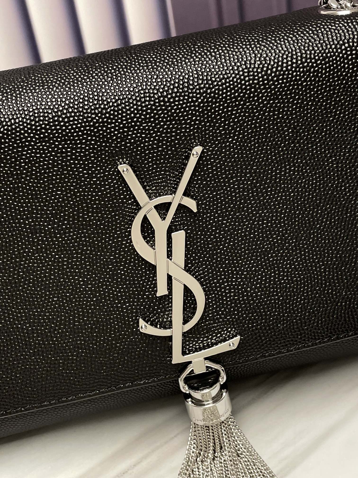 Saint Laurent Classic Chain Shoulder/Crossbody Bag for Women  in Black