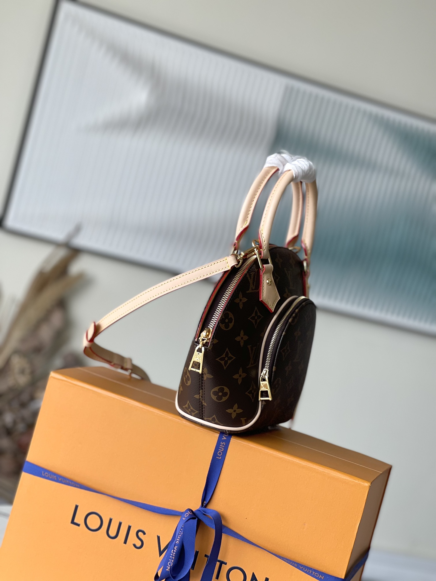 LV Monogram Leather Handbag