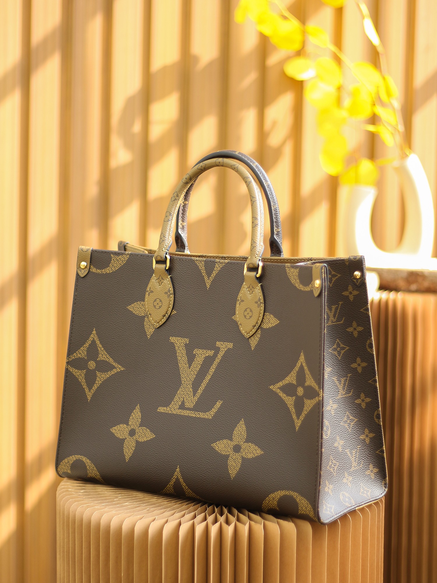 LV Classic Monogram Leather Handbag