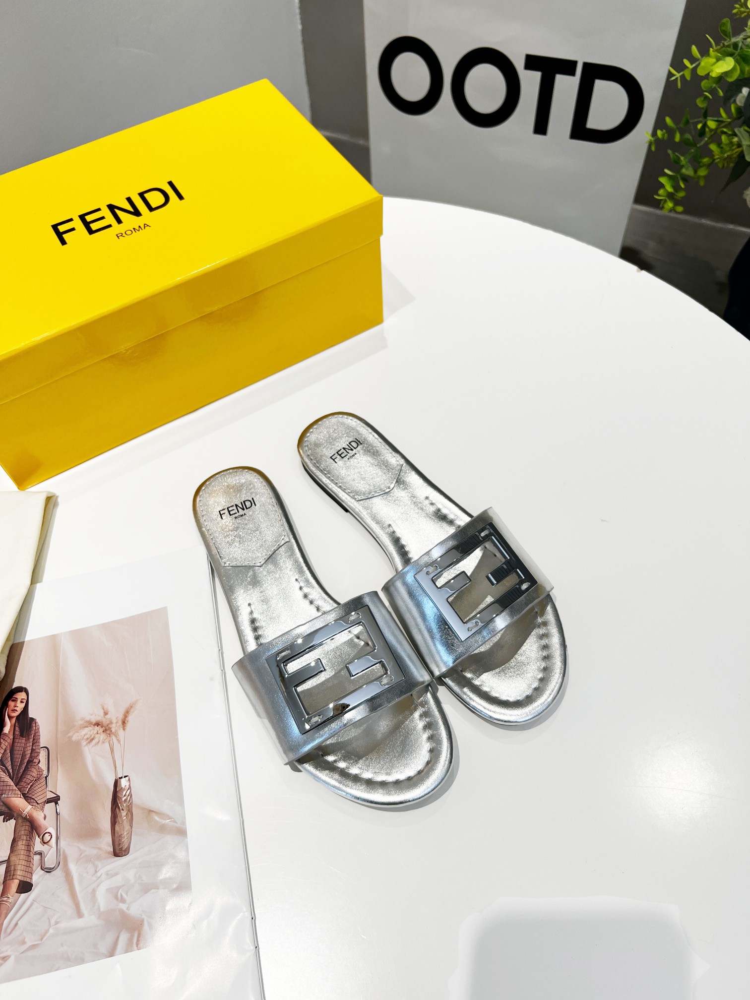 Fendi Novel Slippers