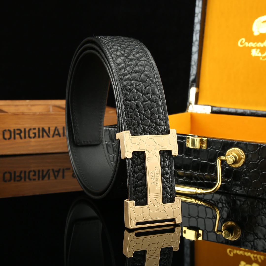 Hermès Vintage Calfskin Leather Belt