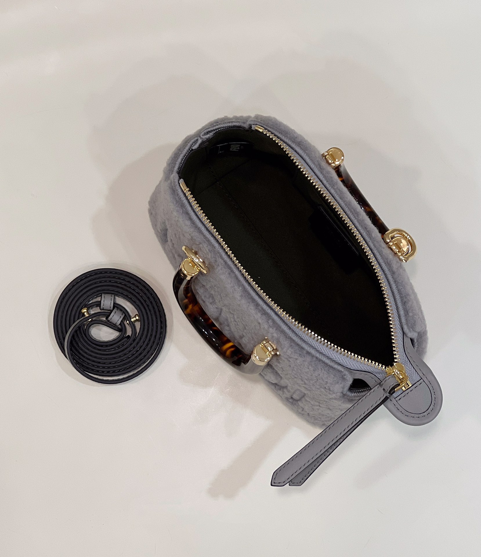 Fendi Lamb Wool Handbag