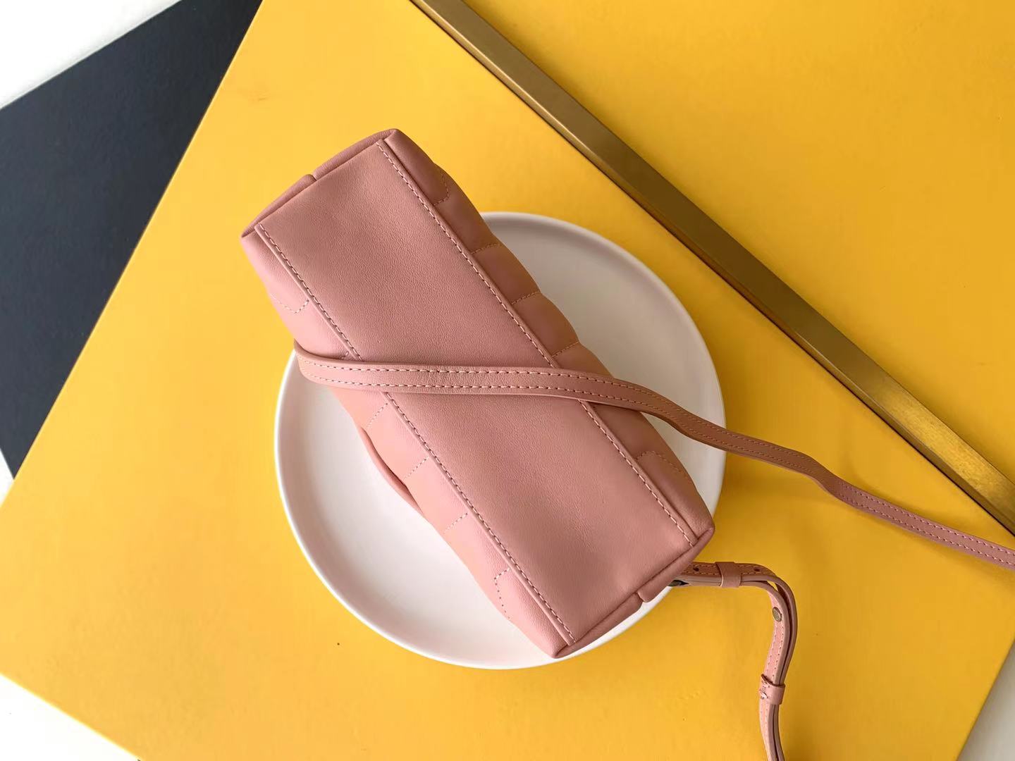 Saint Laurent Paris Pink Leather Women's Crossbody Bag