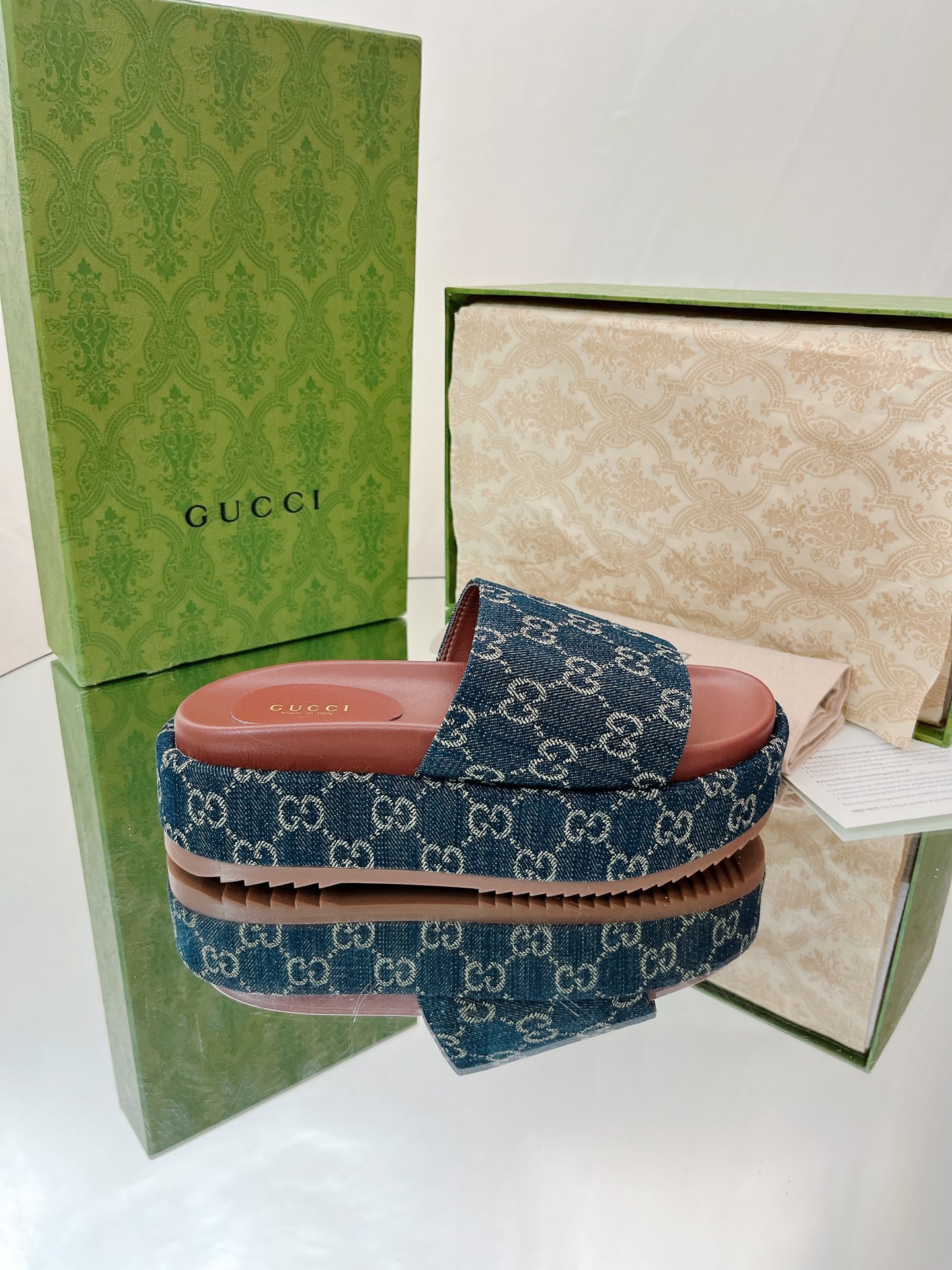 Gucci Thick-Soled Slippers