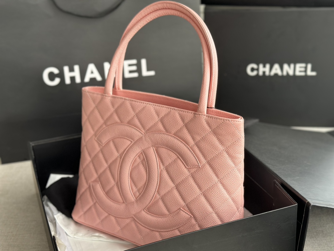 Chanel Small Grained Lambskin Large Tote Bag