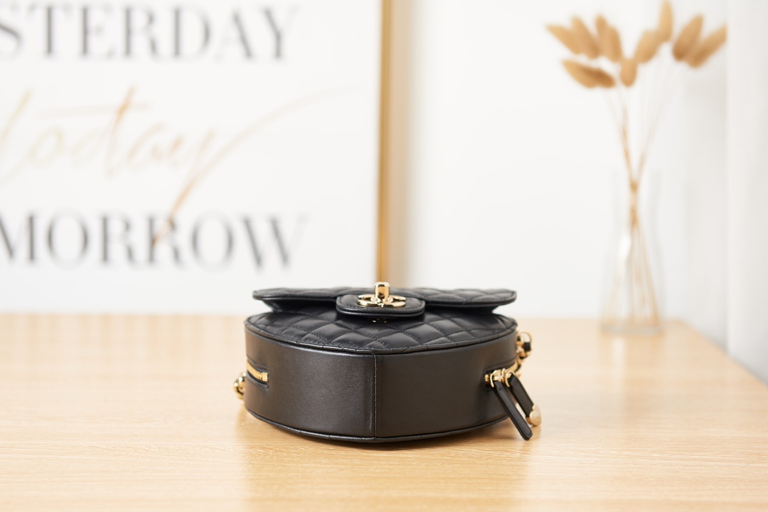 Chanel Heart-Shaped Lambskin Bag