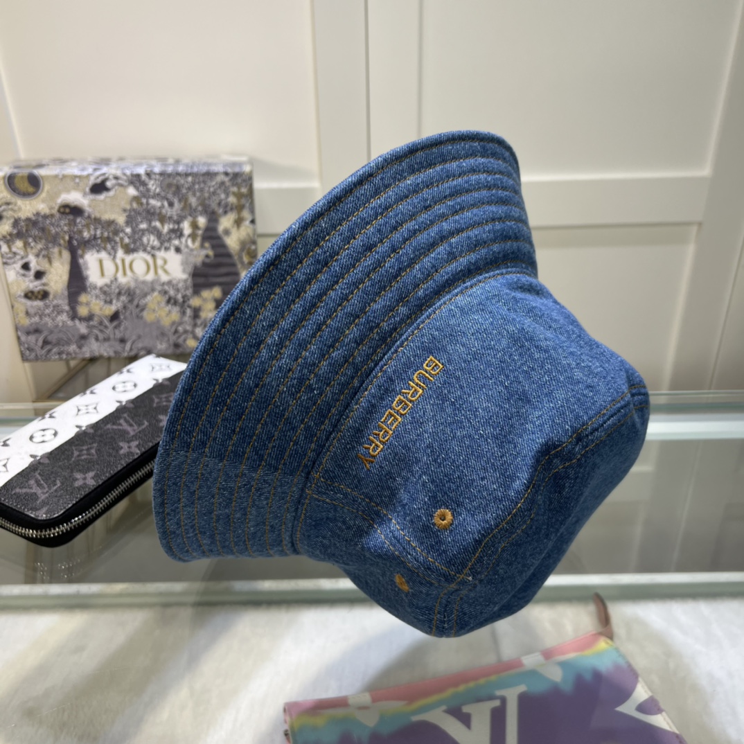 Burberry Denim Fisherman Hat