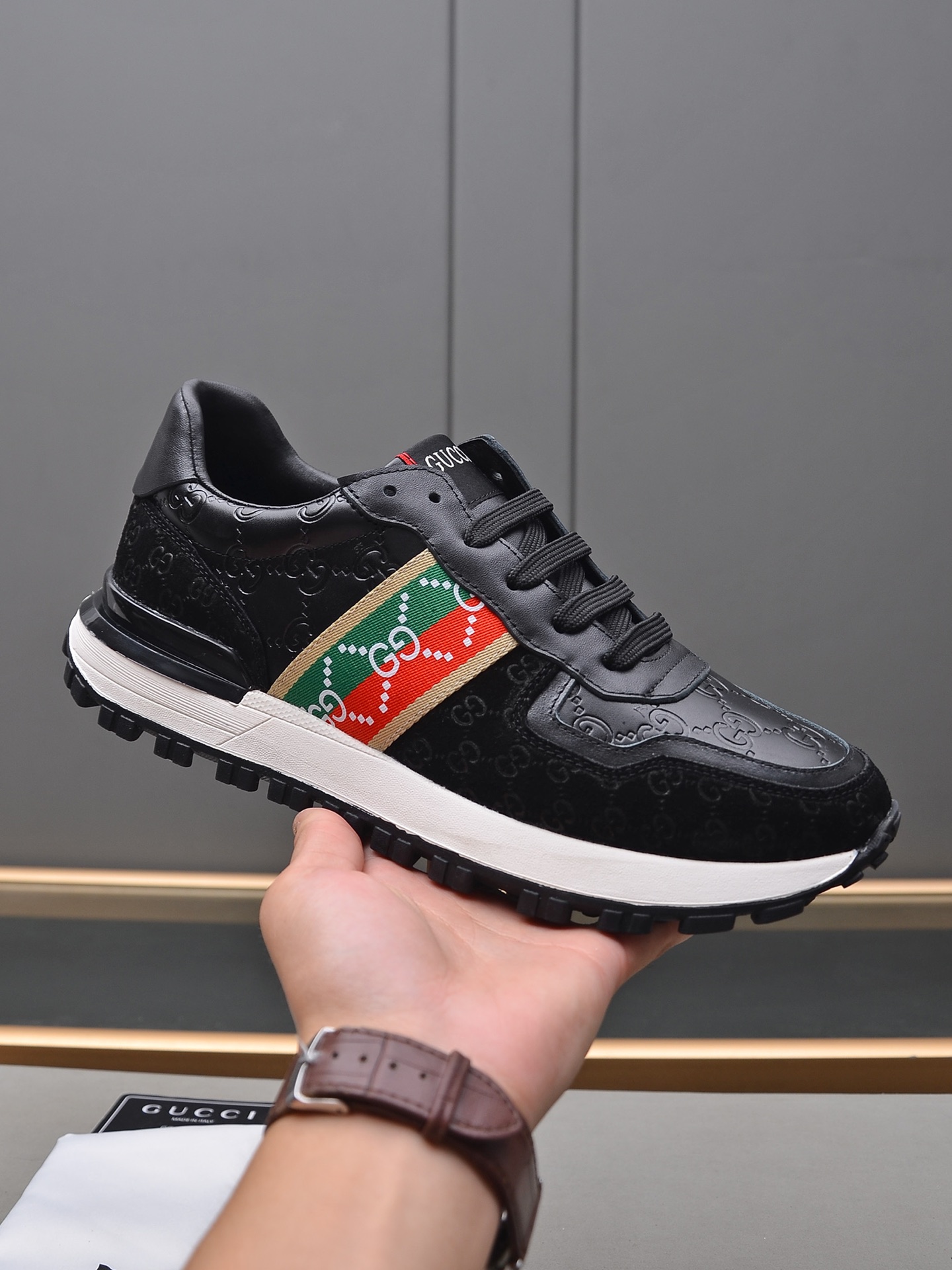 Gucci Leather Sneakers
