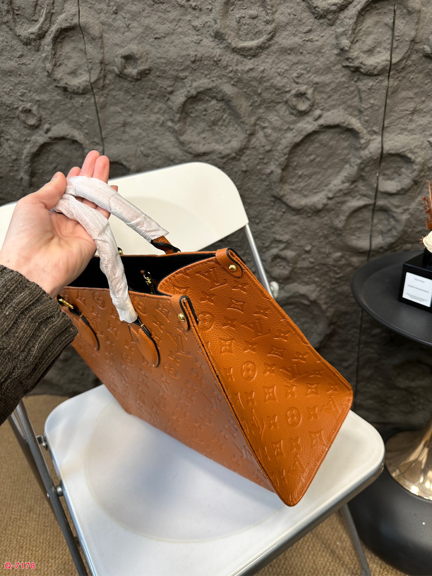 LV Calfskin Tote Handbag