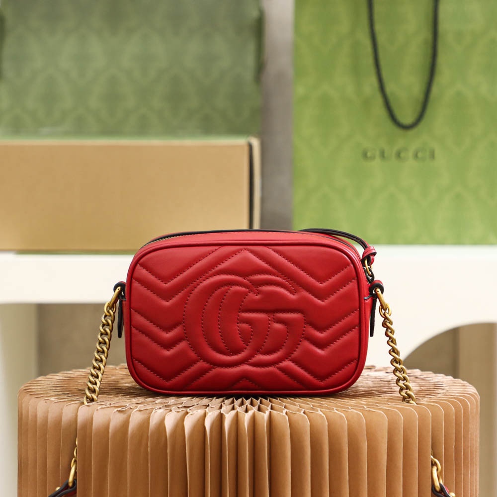 Gucci Lambskin Square Bag